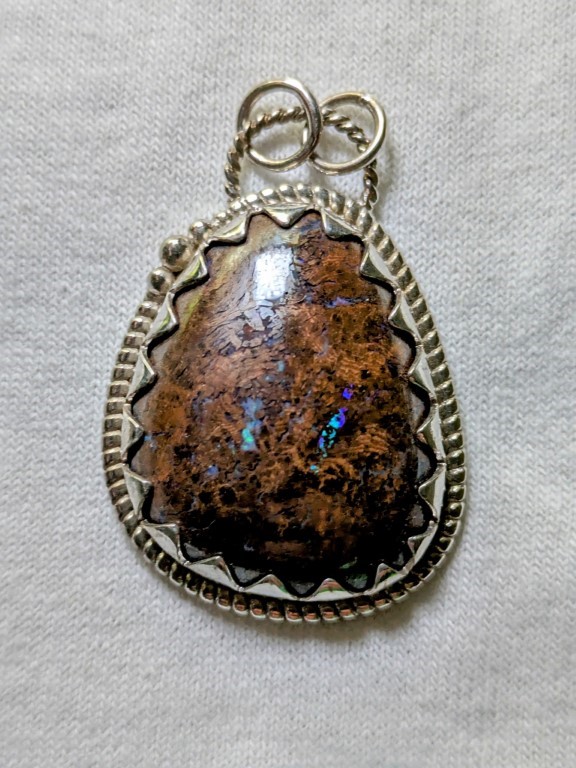 Boulder Opal Pendant 5576